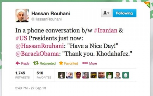 Tweet, Then Delete: Obama and Rouhani’s Diplomacy Takes to Twitter