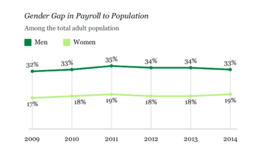 Gender Gap in Payroll Population